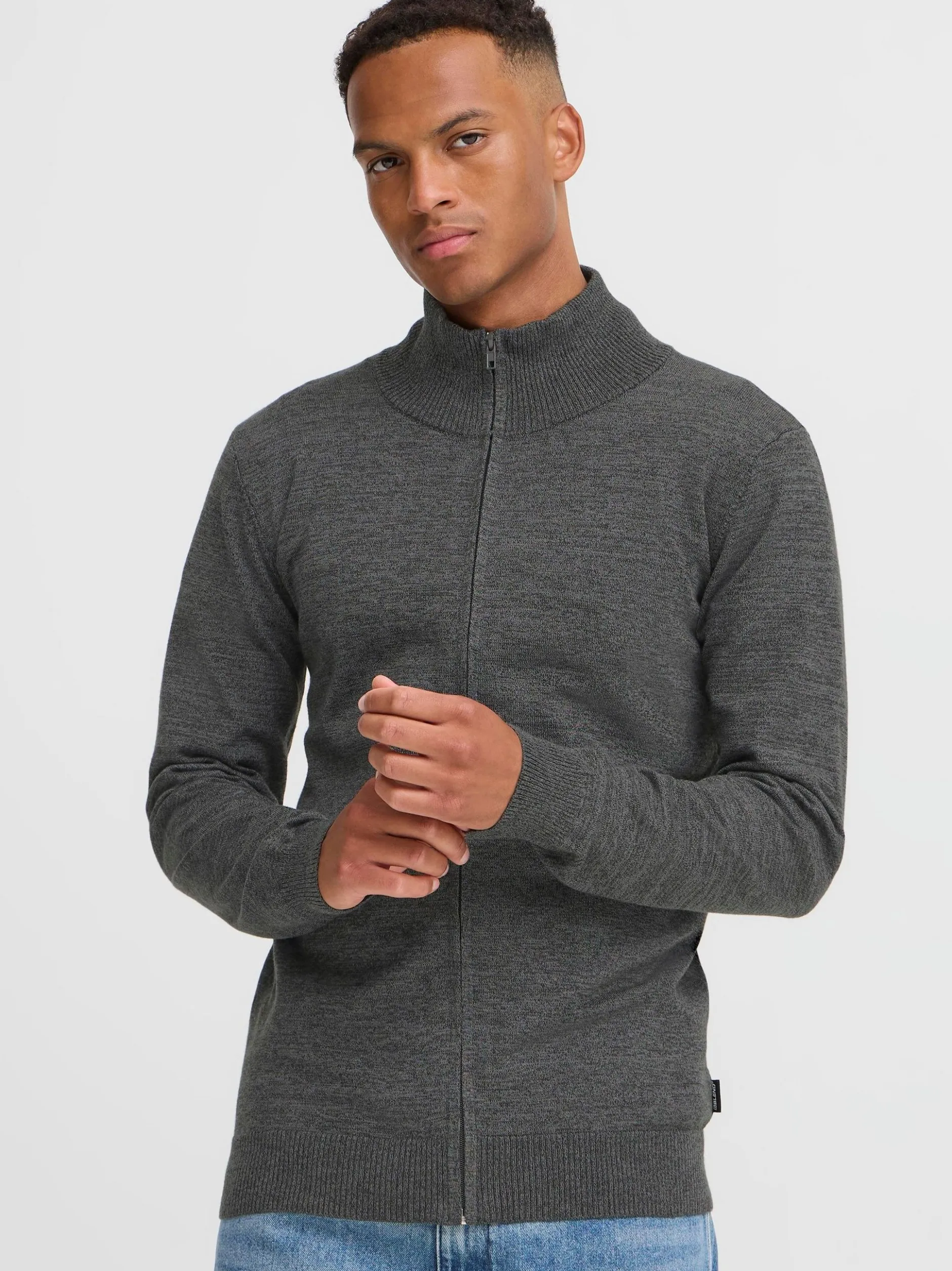 BLEND Herren Trainingsjacke - BHCassberg in anthrazit