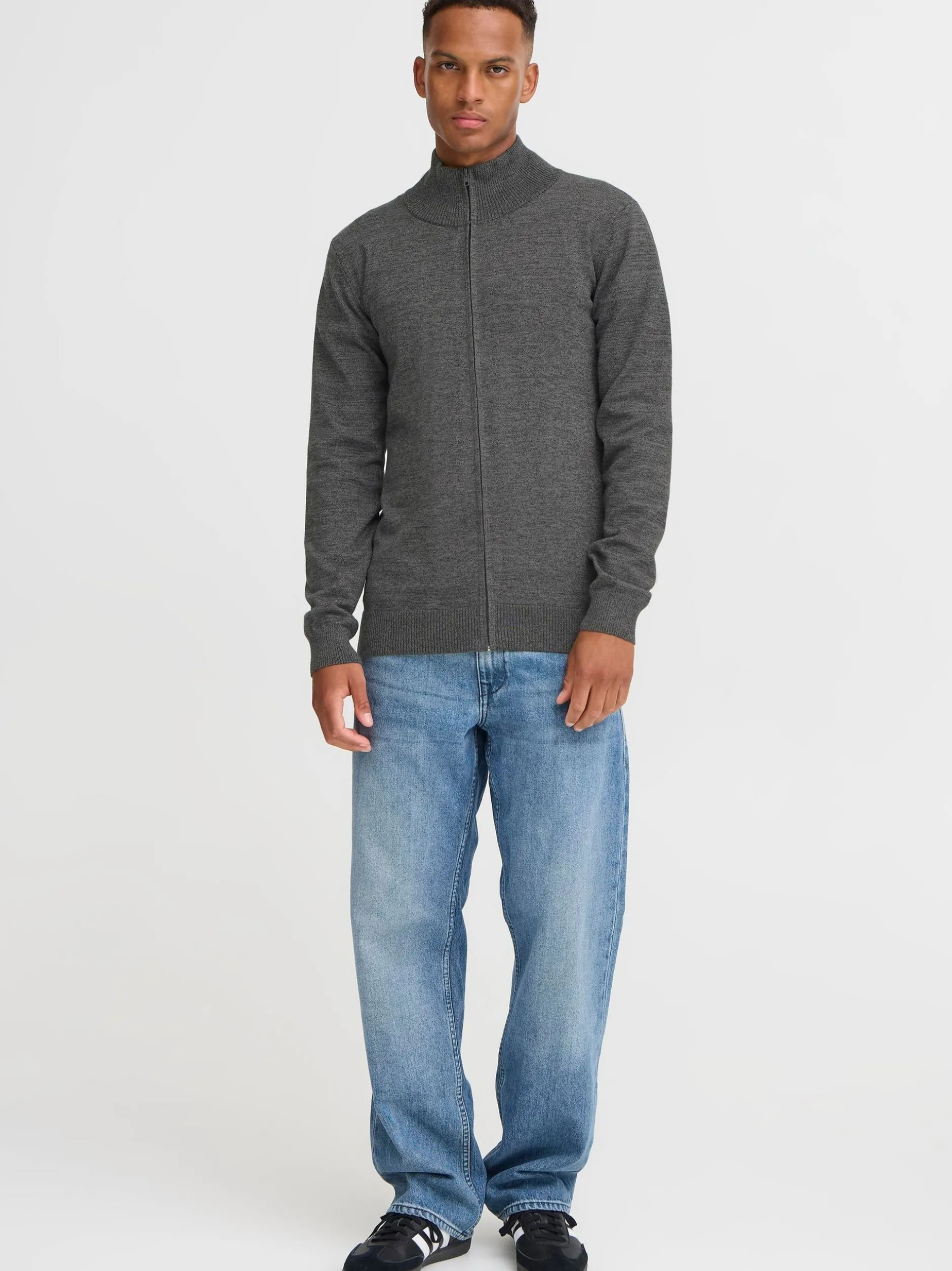 BLEND Herren Trainingsjacke - BHCassberg in anthrazit