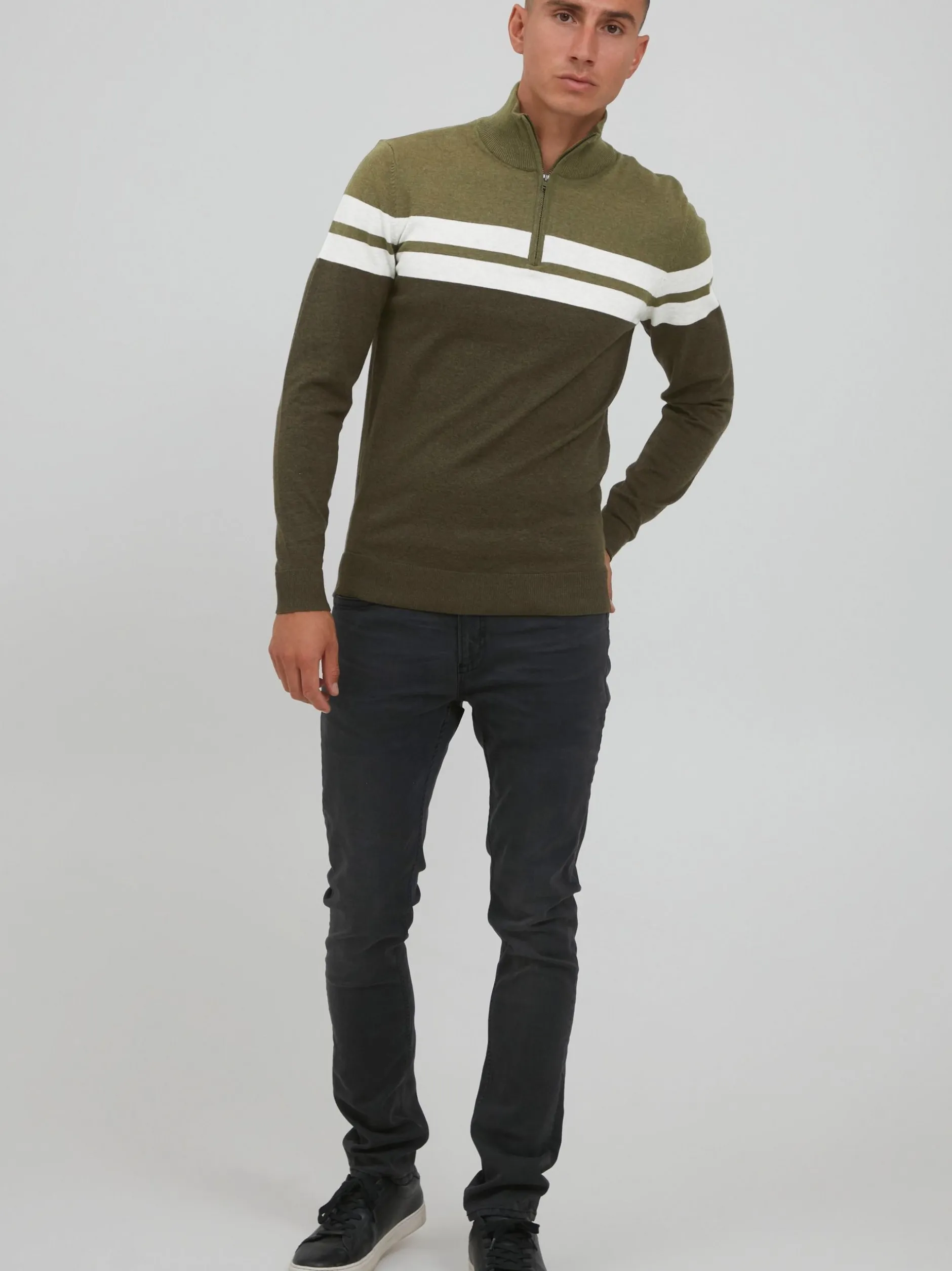 BLEND Herren Troyer - BHNaresh in grün