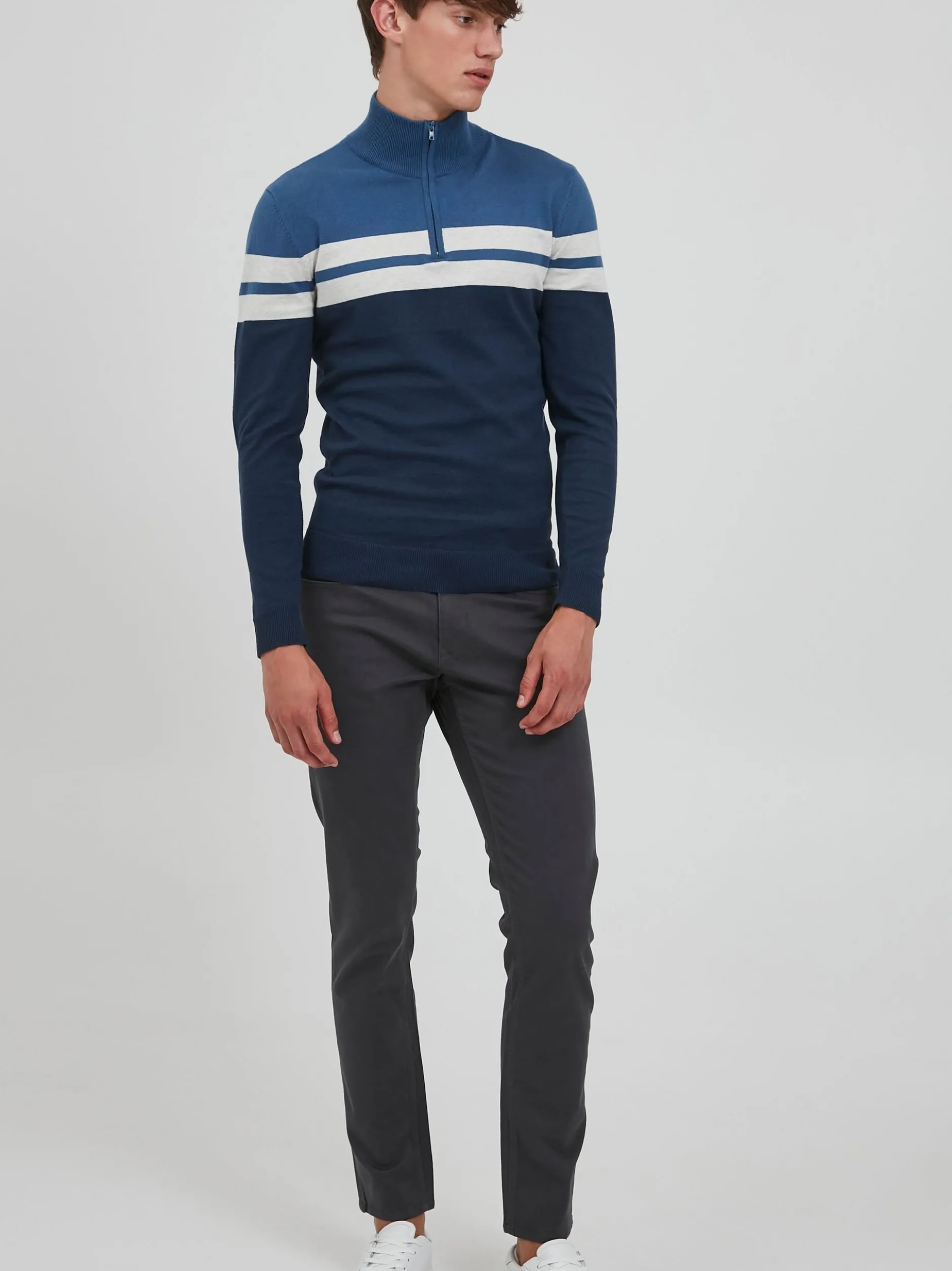 BLEND Herren Troyer - BHNaresh in blau