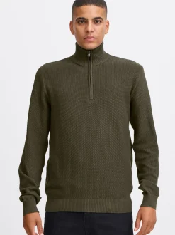 BLEND Herren Troyer - BHPullover in grün
