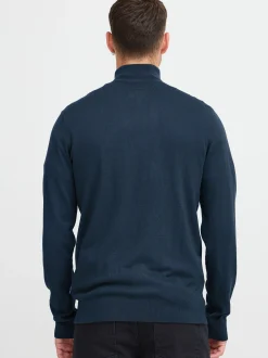 BLEND Herren Troyer - BHPullover in blau