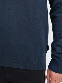 BLEND Herren Troyer - BHPullover in blau
