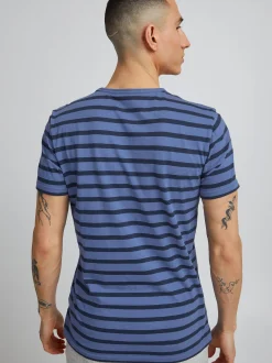 BLEND Herren T-Shirt - BHAbell in blau