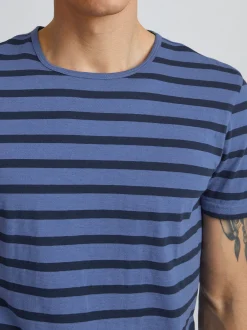 BLEND Herren T-Shirt - BHAbell in blau