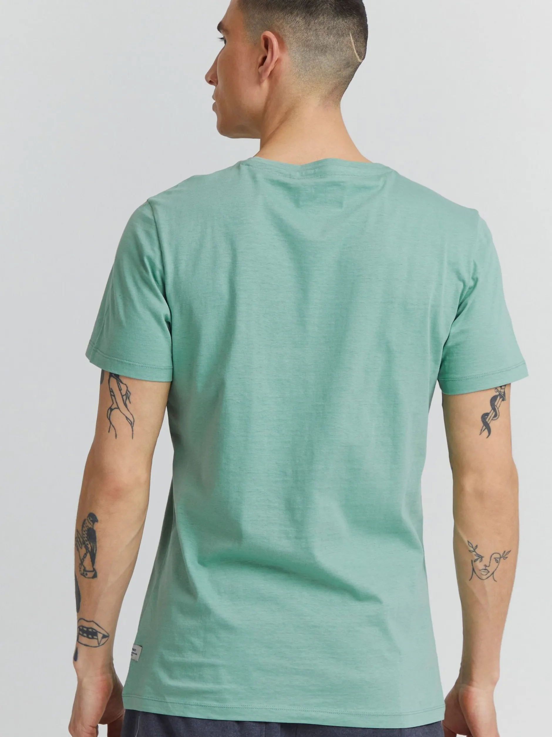 BLEND Herren T-Shirt - BHAdamus in grün