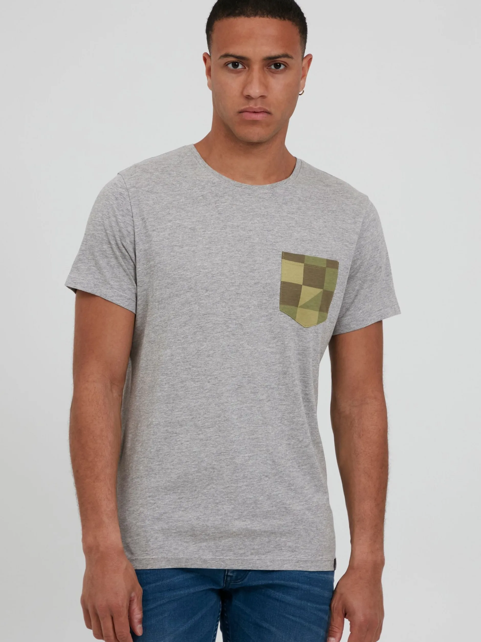BLEND Herren T-Shirt - BHAmilo in grau