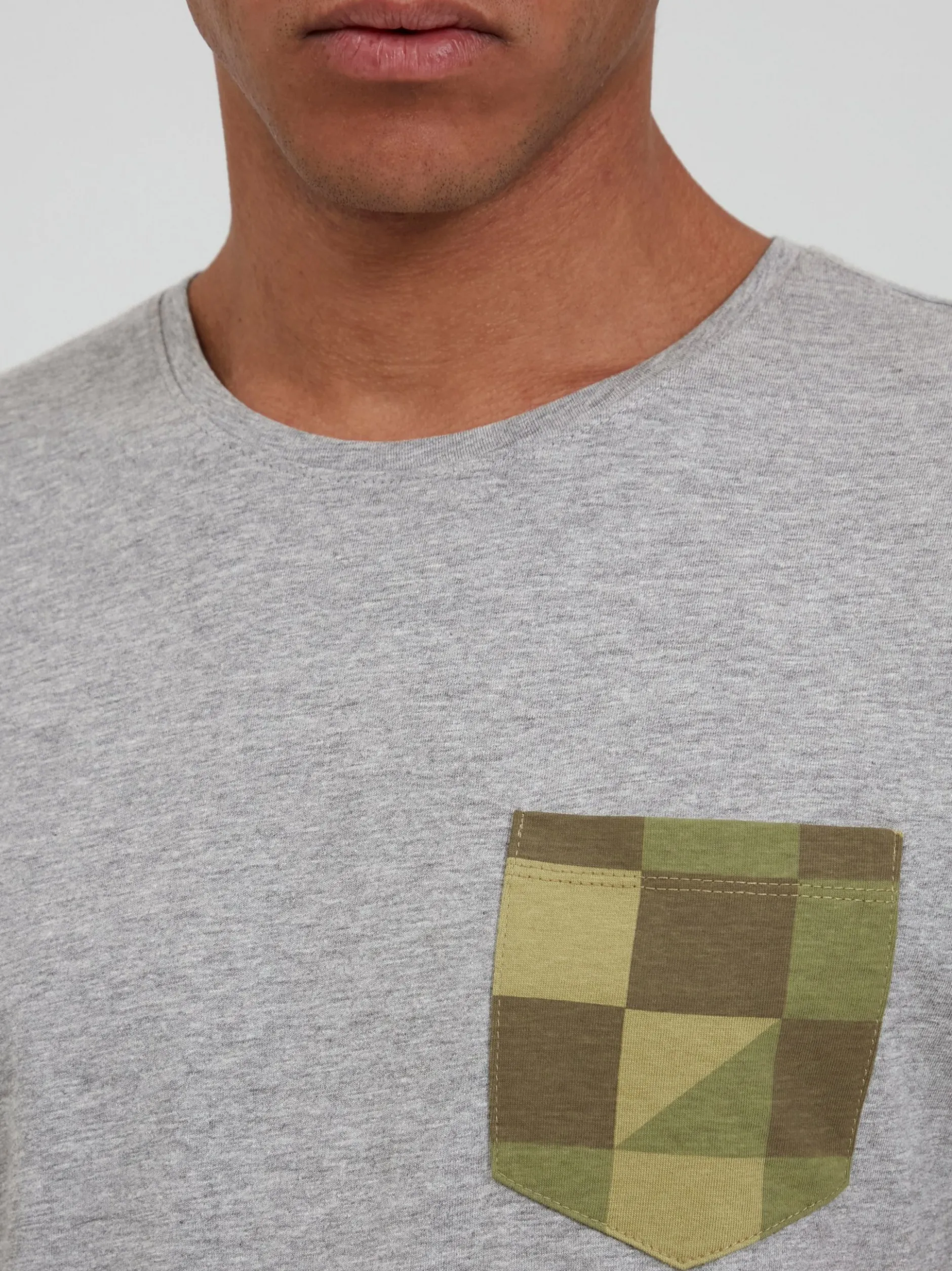 BLEND Herren T-Shirt - BHAmilo in grau