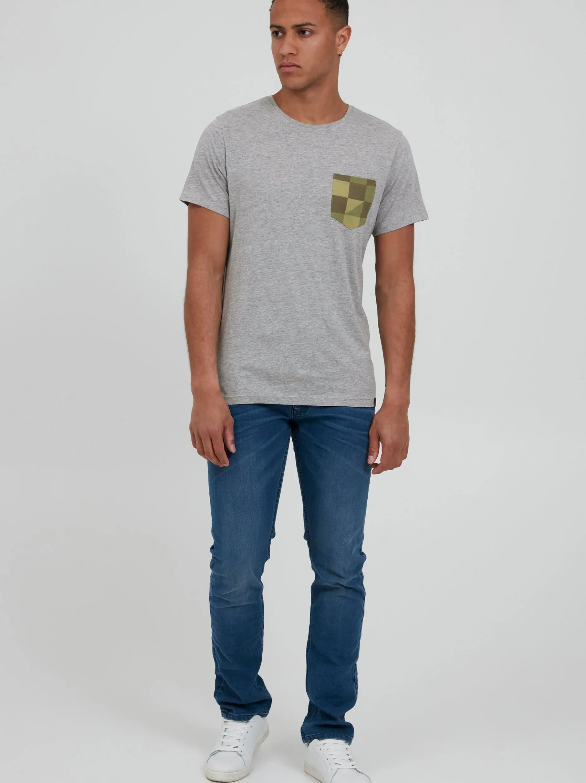 BLEND Herren T-Shirt - BHAmilo in grau