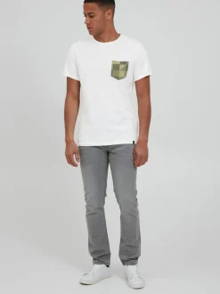 BLEND Herren T-Shirt - BHAmilo in weiß