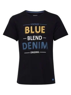BLEND Herren T-Shirt - BHArtur in schwarz