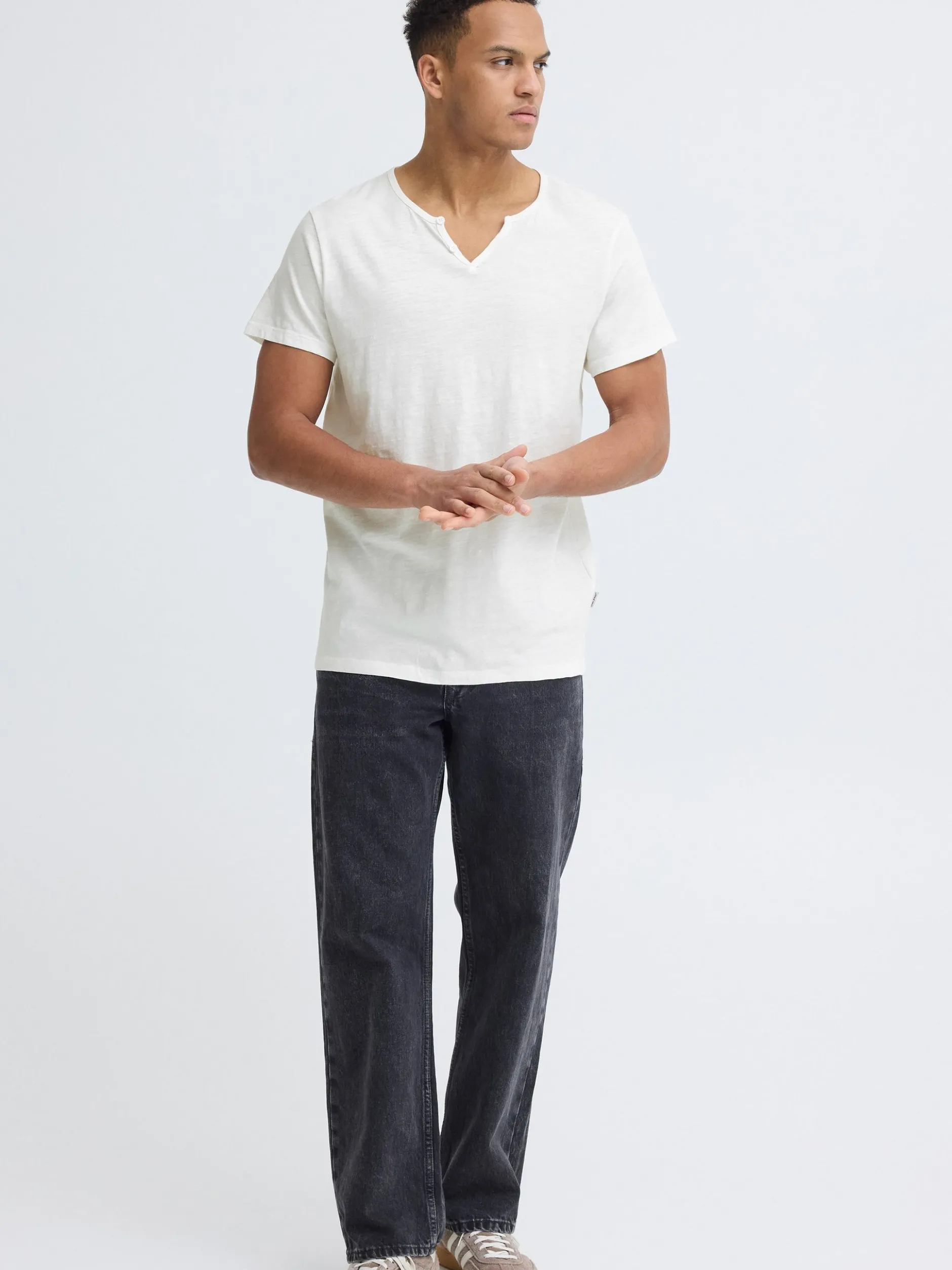 BLEND Herren T-Shirt - BHAshton in weiß