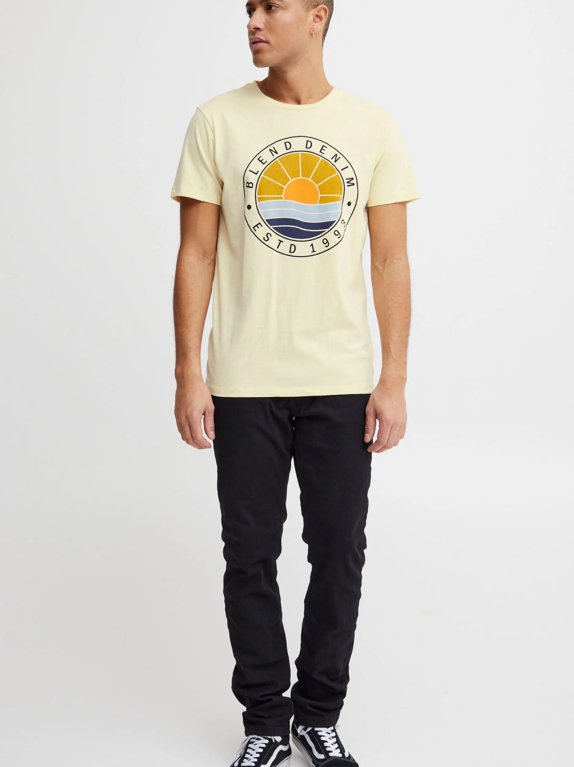 BLEND Herren T-Shirt - BHBammer in beige