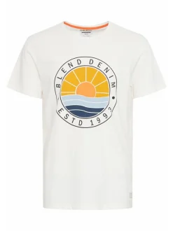 BLEND Herren T-Shirt - BHBammer in weiß