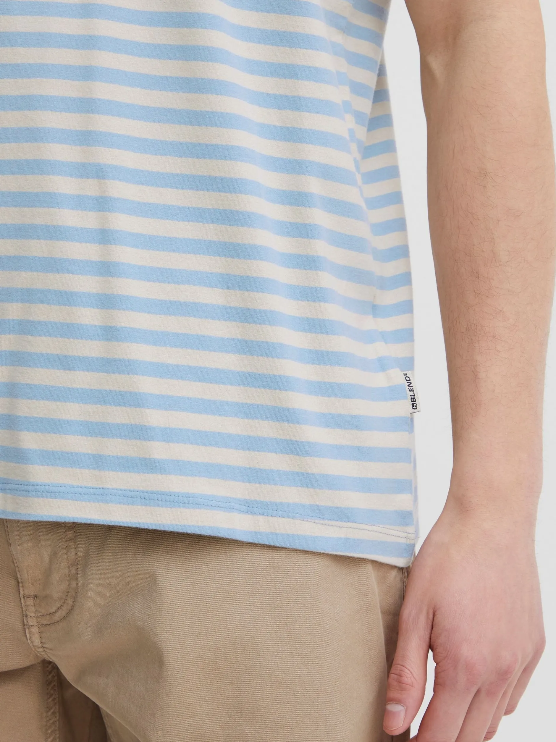 BLEND Herren T-Shirt - BHDinton in blau