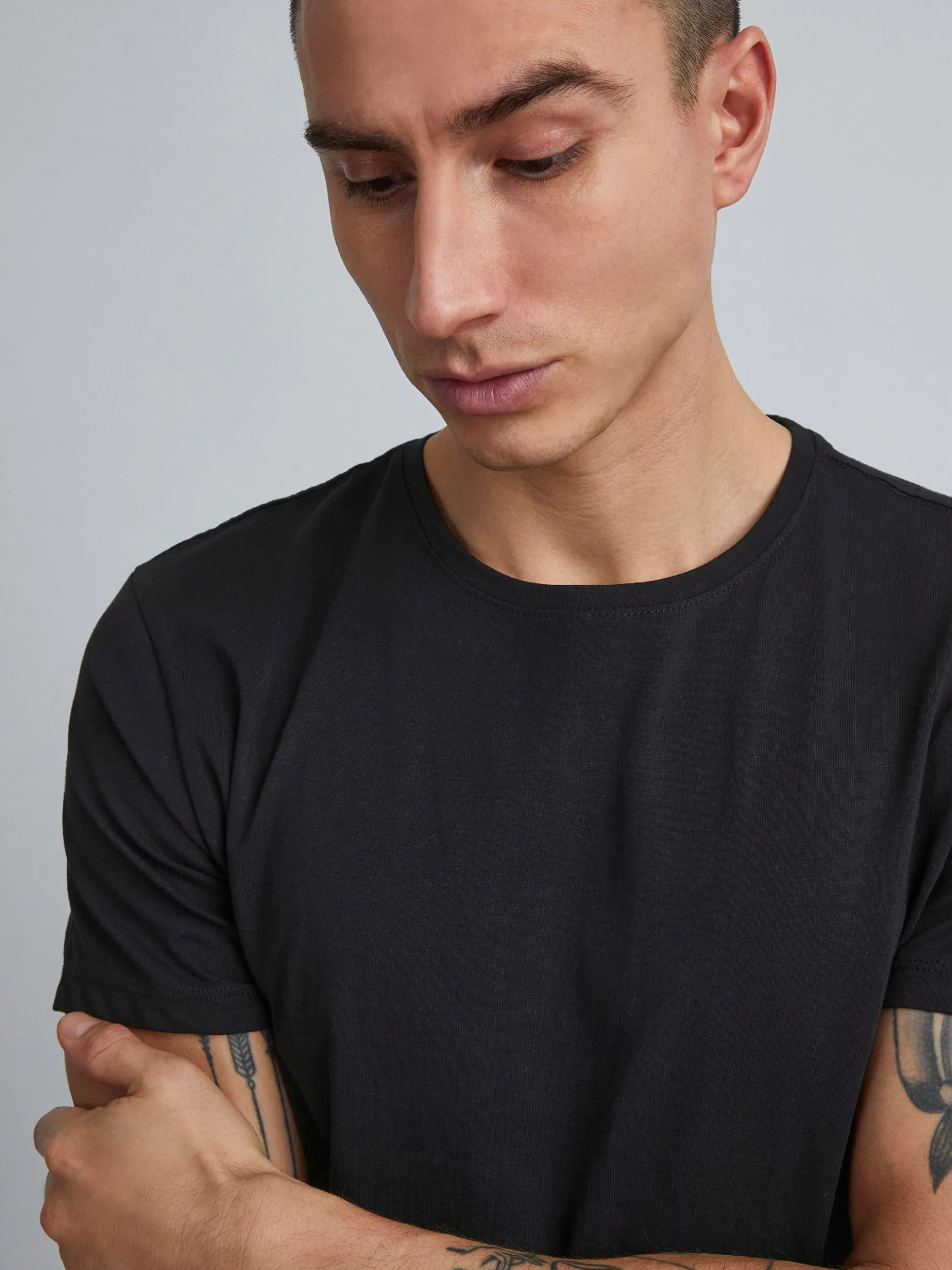 BLEND Herren T-Shirt - BHDinton in schwarz