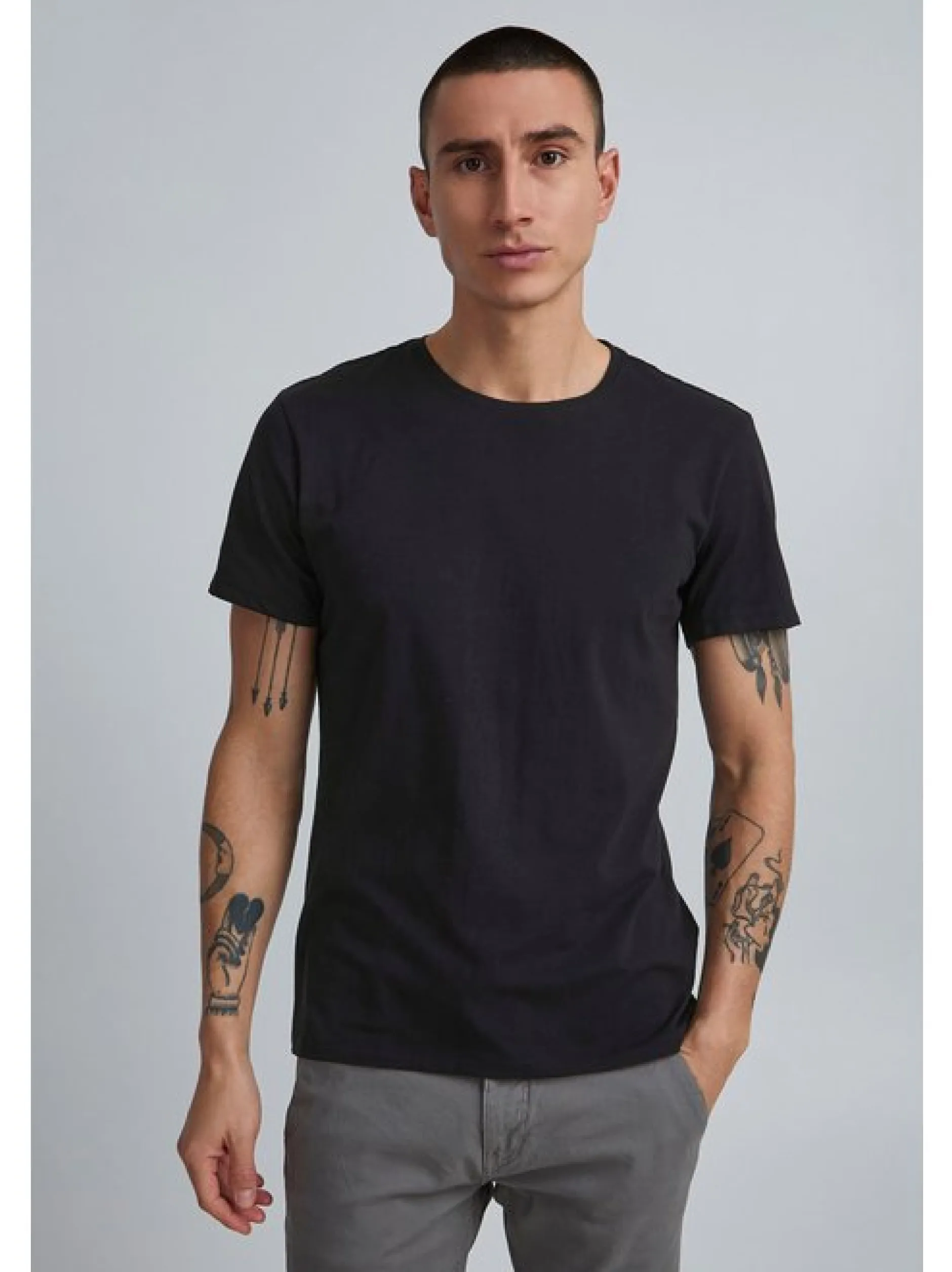 BLEND Herren T-Shirt - BHDinton in schwarz