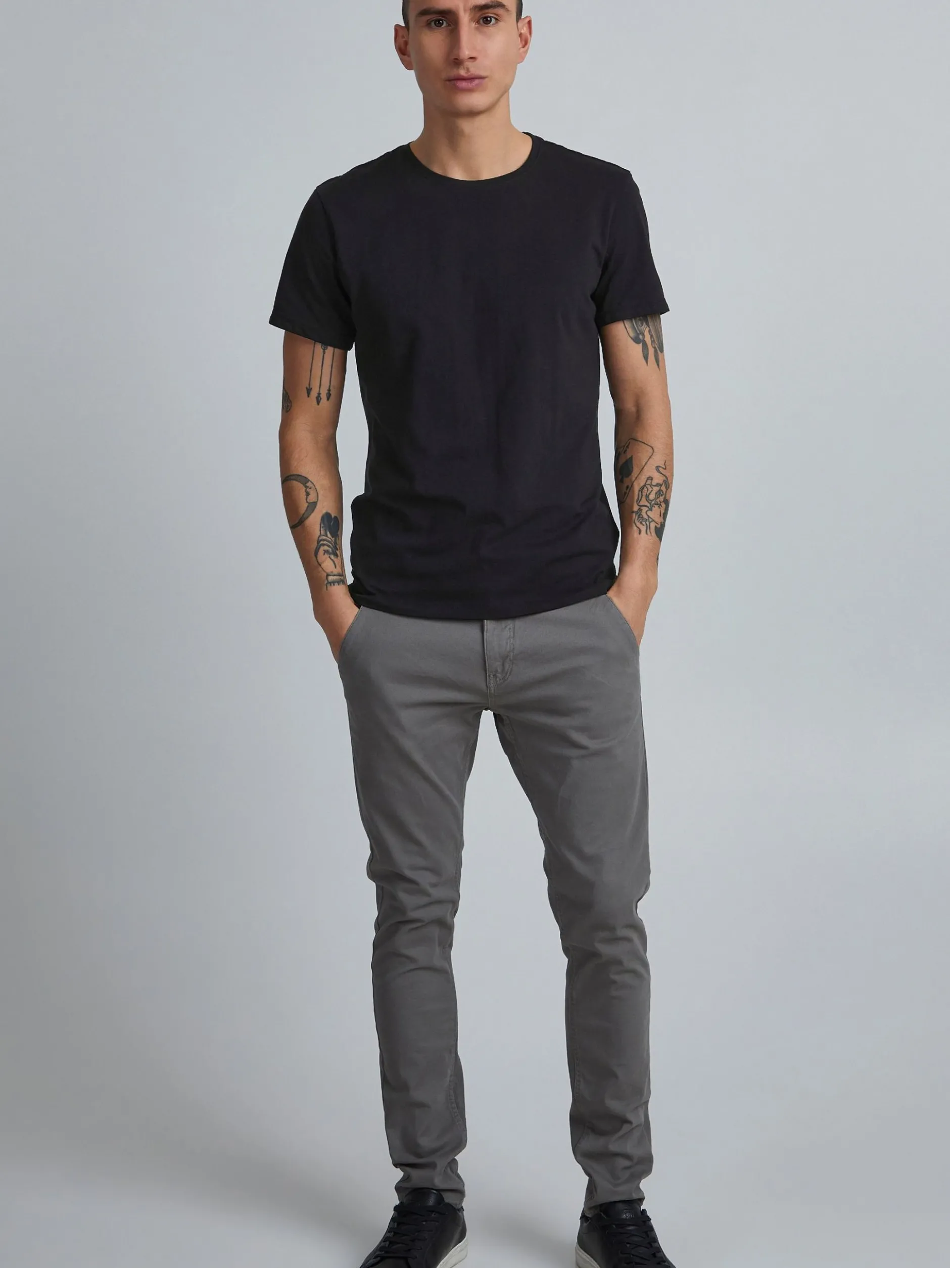 BLEND Herren T-Shirt - BHDinton in schwarz