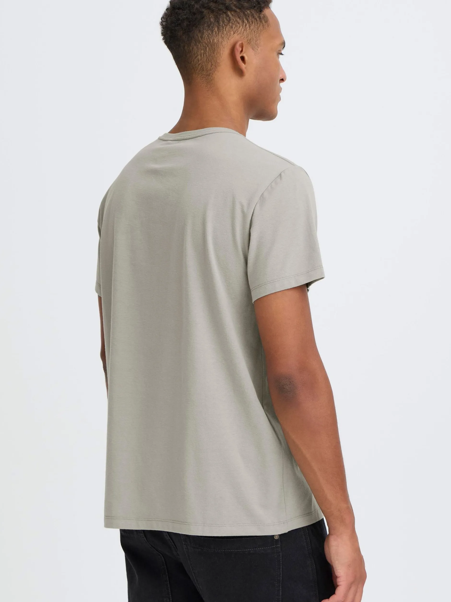 BLEND Herren T-Shirt - BHDinton in hellgrau