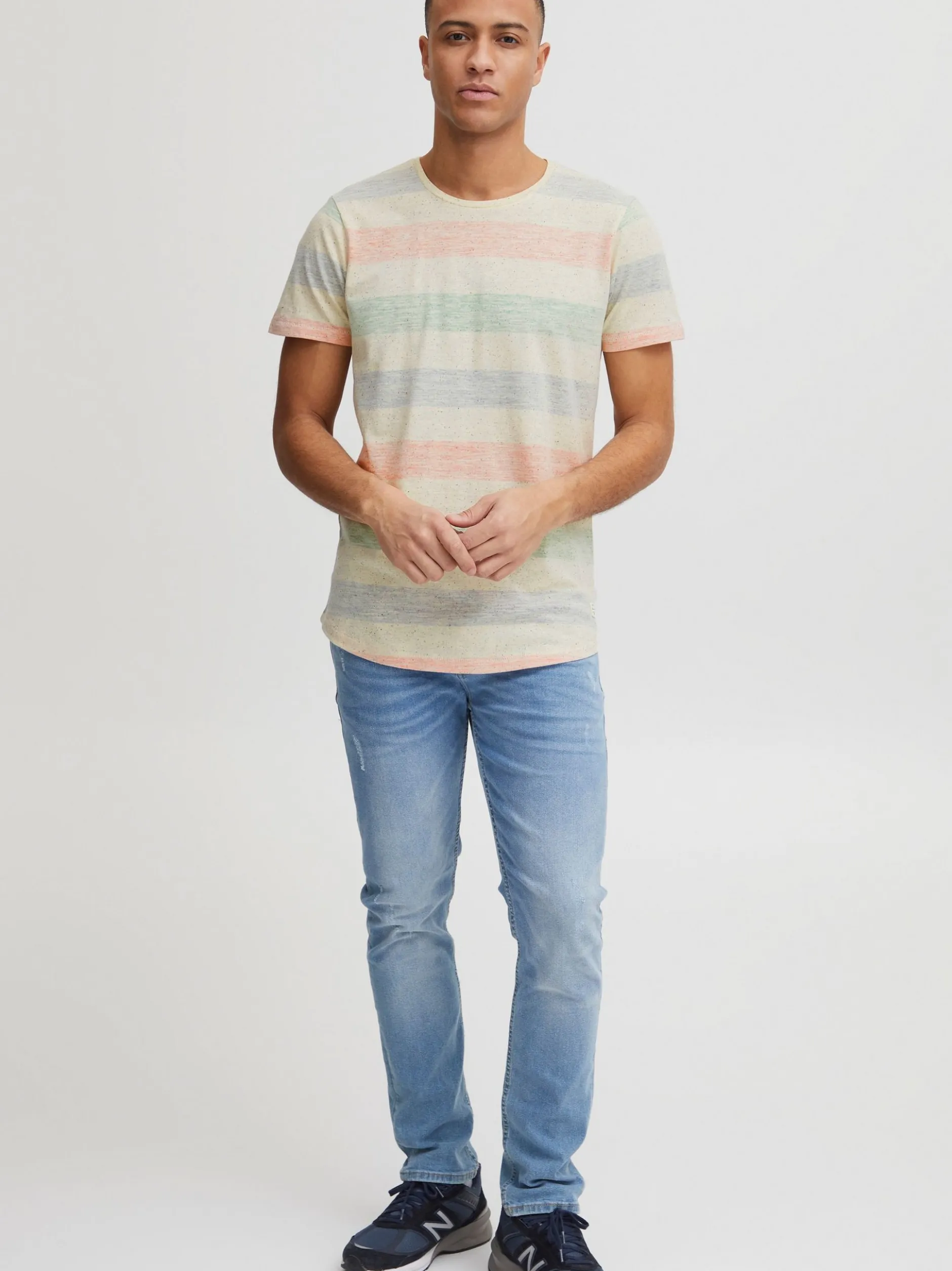 BLEND Herren T-Shirt - BHEfkin in denim