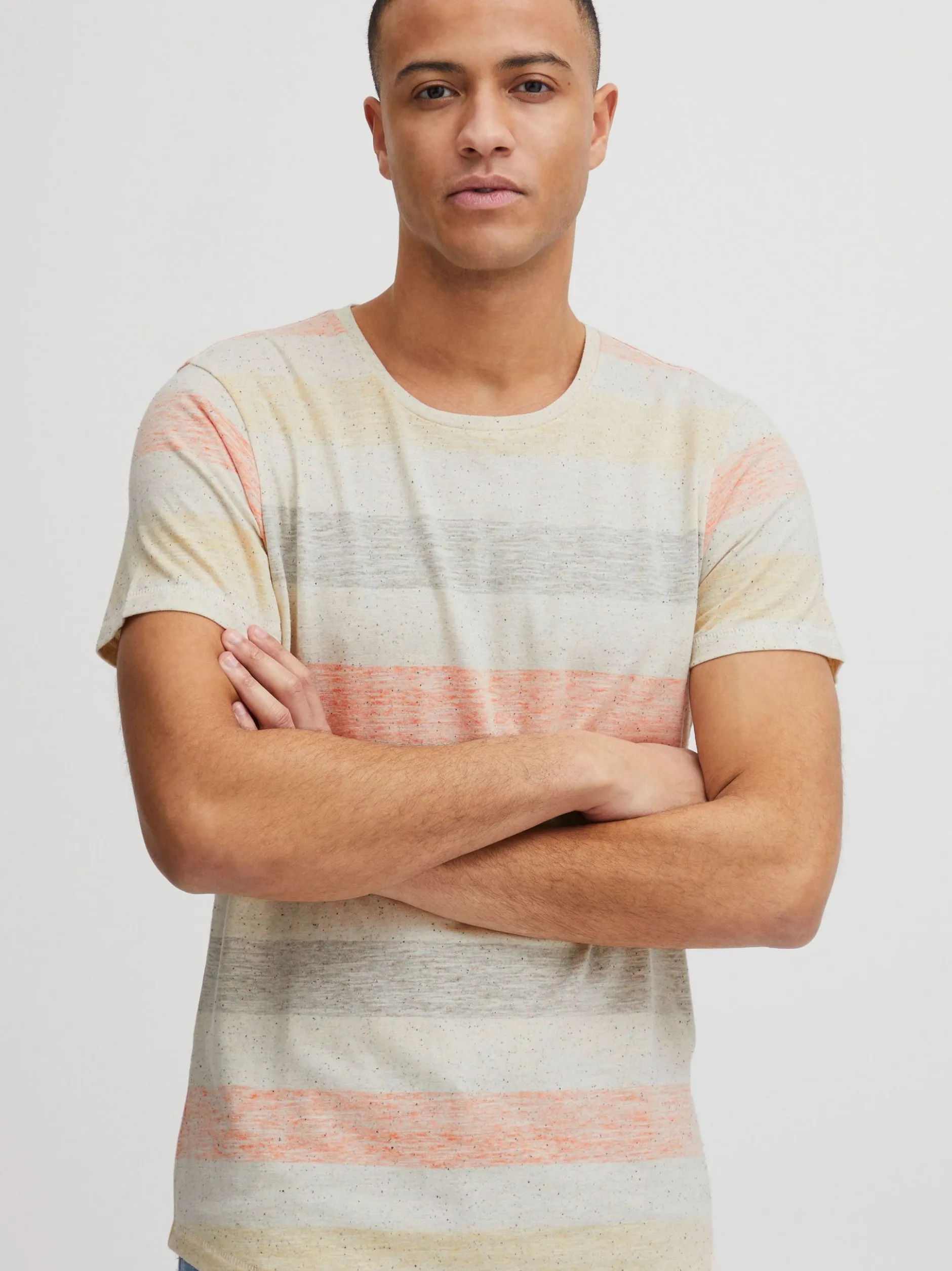 BLEND Herren T-Shirt - BHEfkin in orange