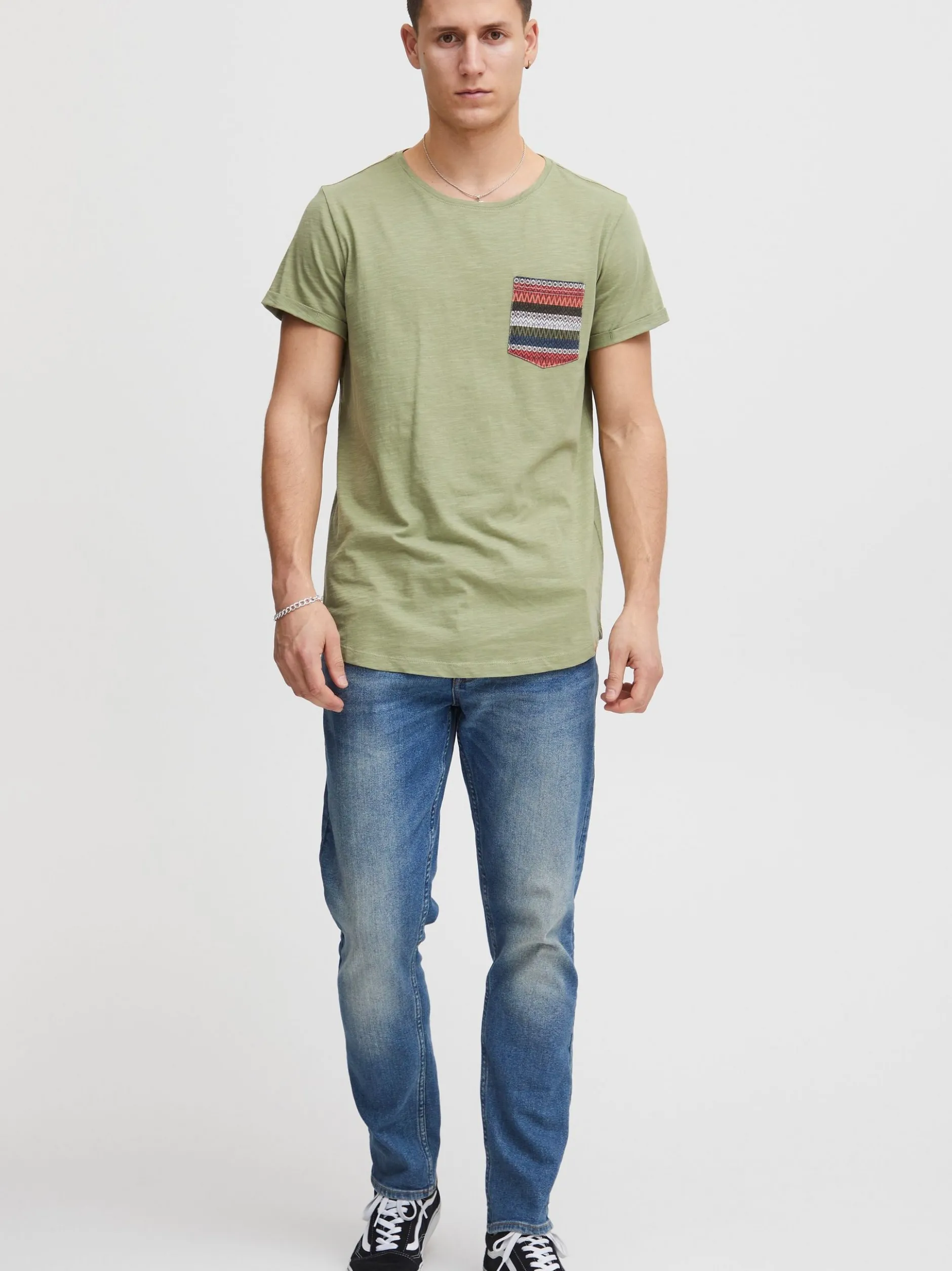 BLEND Herren T-Shirt - BHElandro in grün