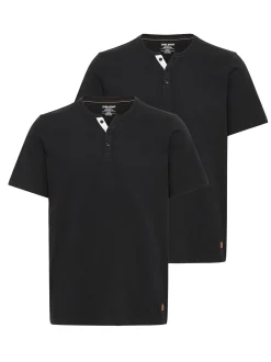 BLEND Herren T-Shirt - BHHoley in schwarz