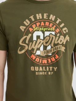 BLEND Herren T-Shirt - BHJace - 2er-Pack in grün