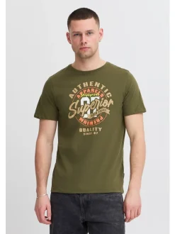 BLEND Herren T-Shirt - BHJace - 2er-Pack in grün