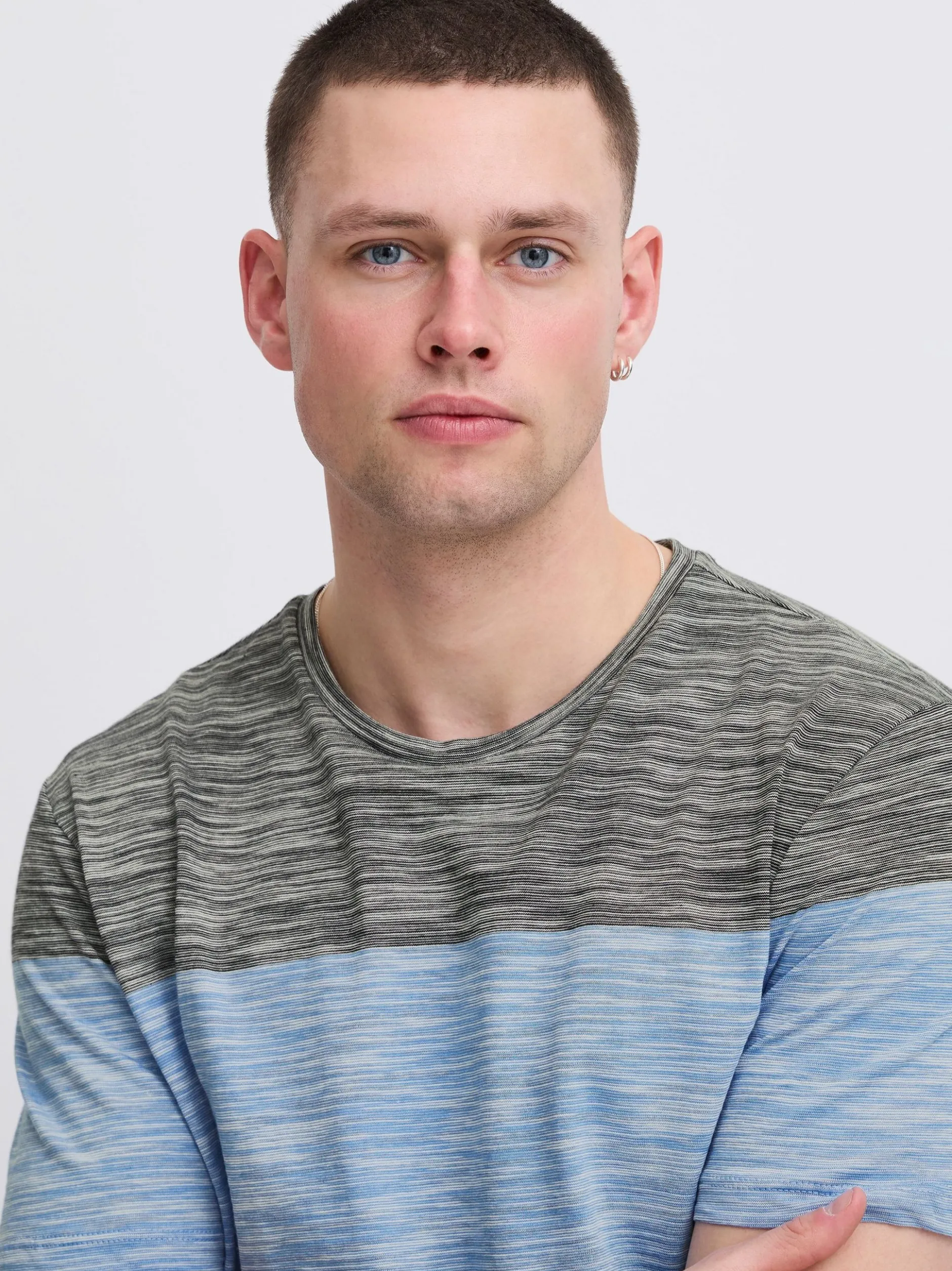 BLEND Herren T-Shirt - BHJacob in schwarz