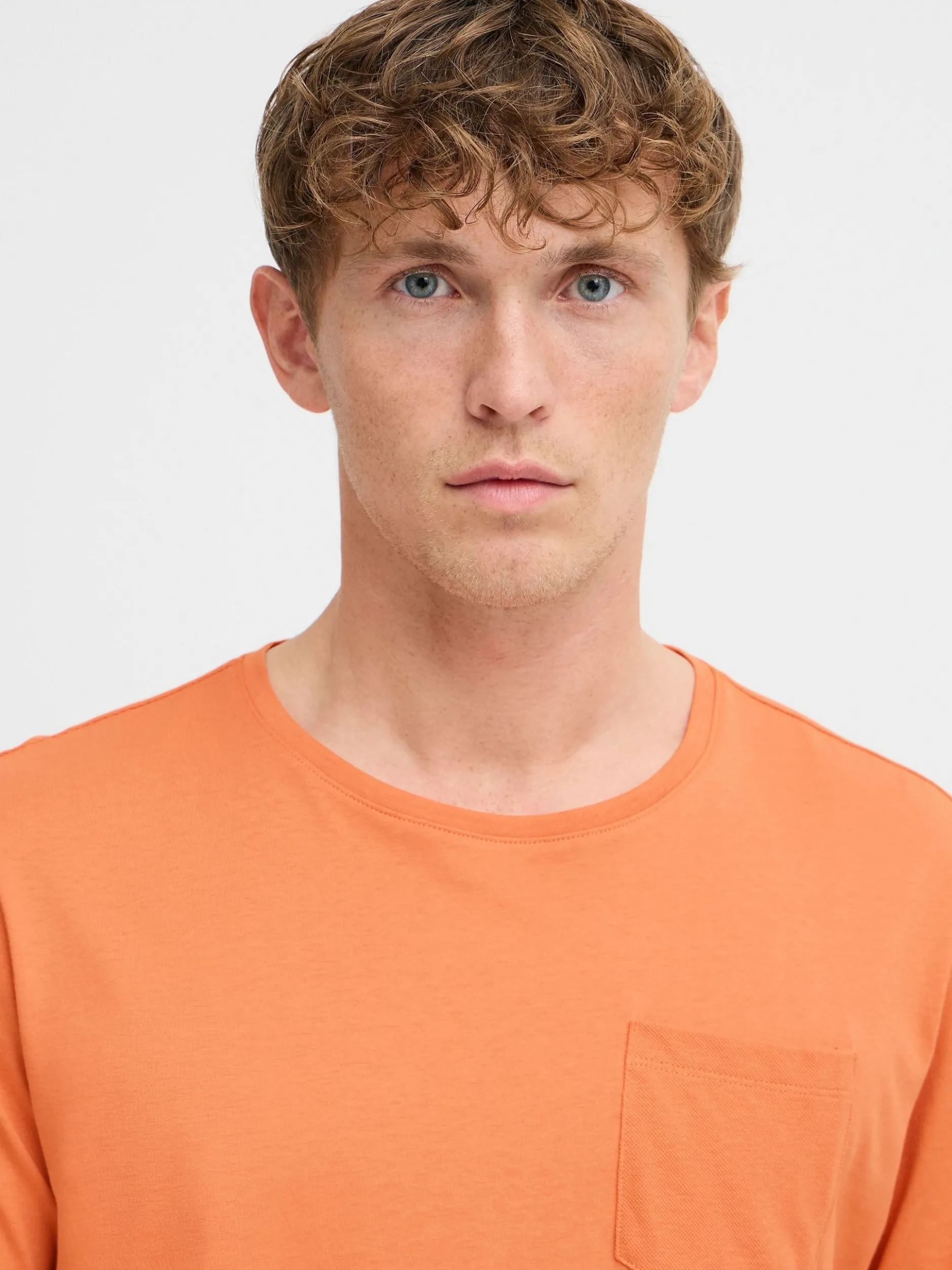 BLEND Herren T-Shirt - BHJago in orange