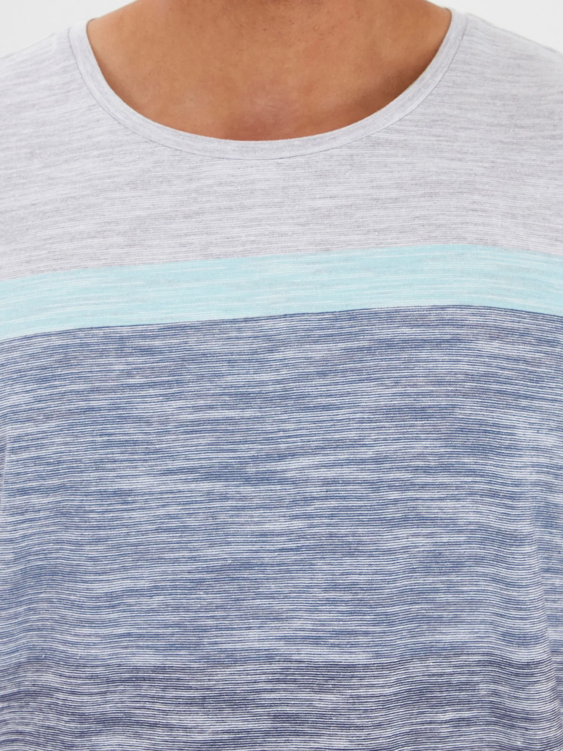 BLEND Herren T-Shirt - BHJakob in blau