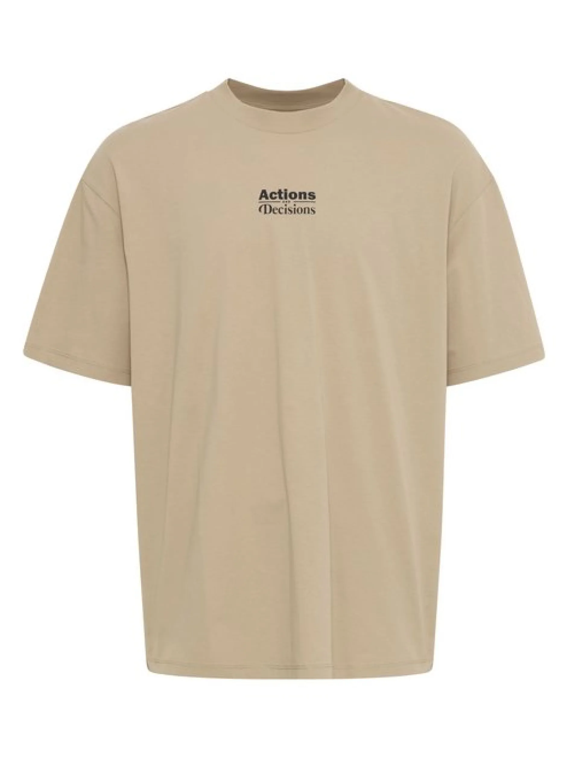 BLEND Herren T-Shirt - BHJamil in beige