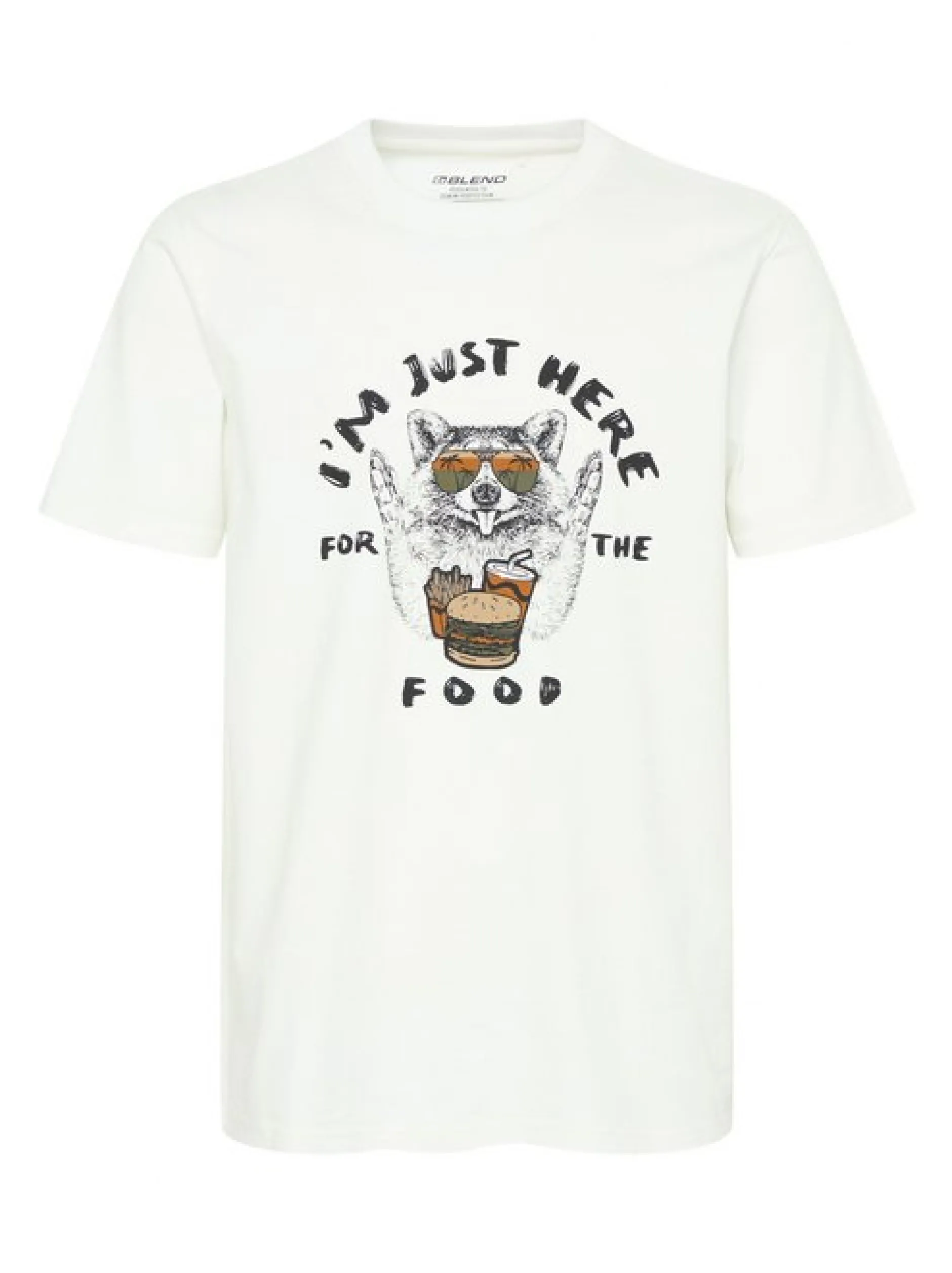 BLEND Herren T-Shirt - BHJavor in weiß