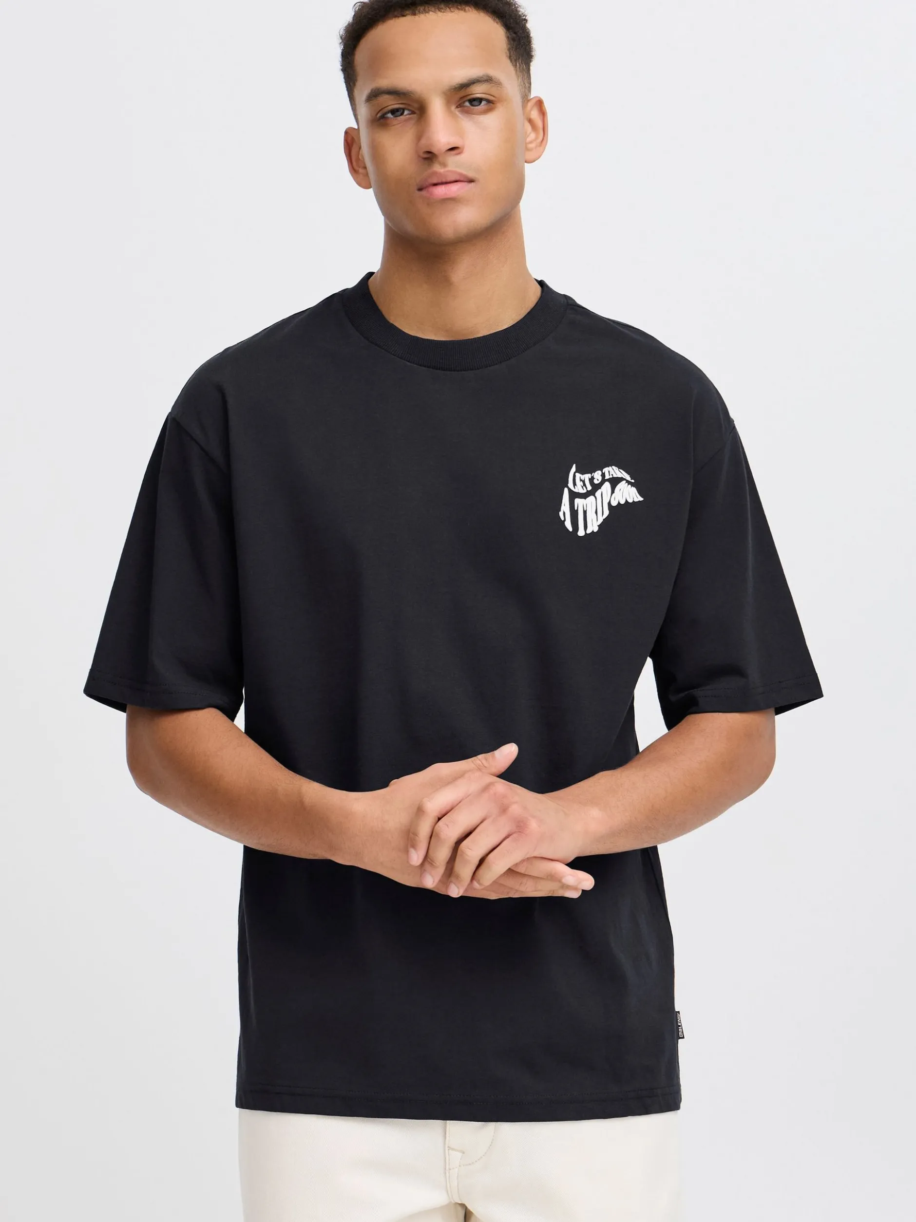 BLEND Herren T-Shirt - BHJehon in schwarz