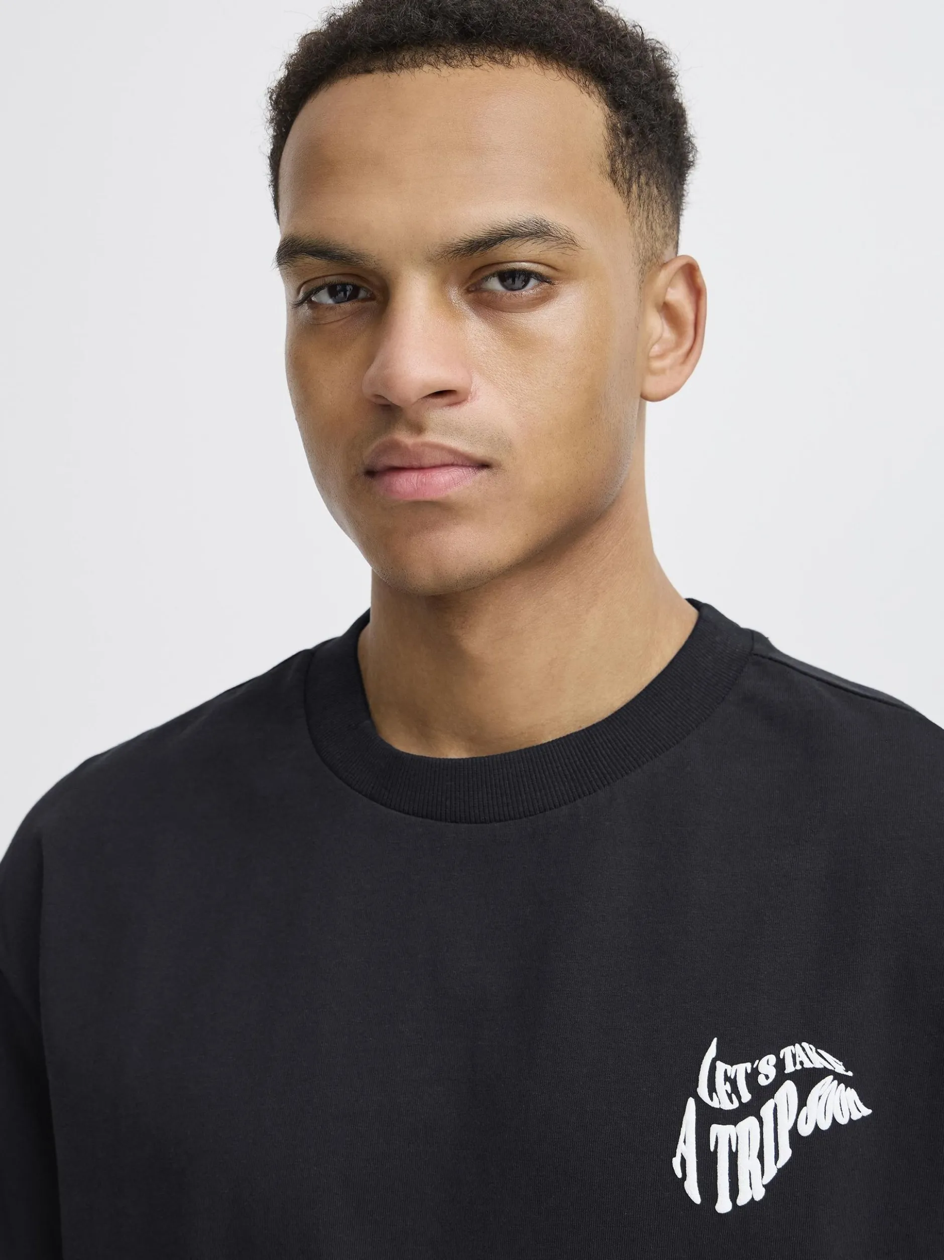BLEND Herren T-Shirt - BHJehon in schwarz