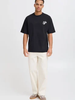 BLEND Herren T-Shirt - BHJehon in schwarz