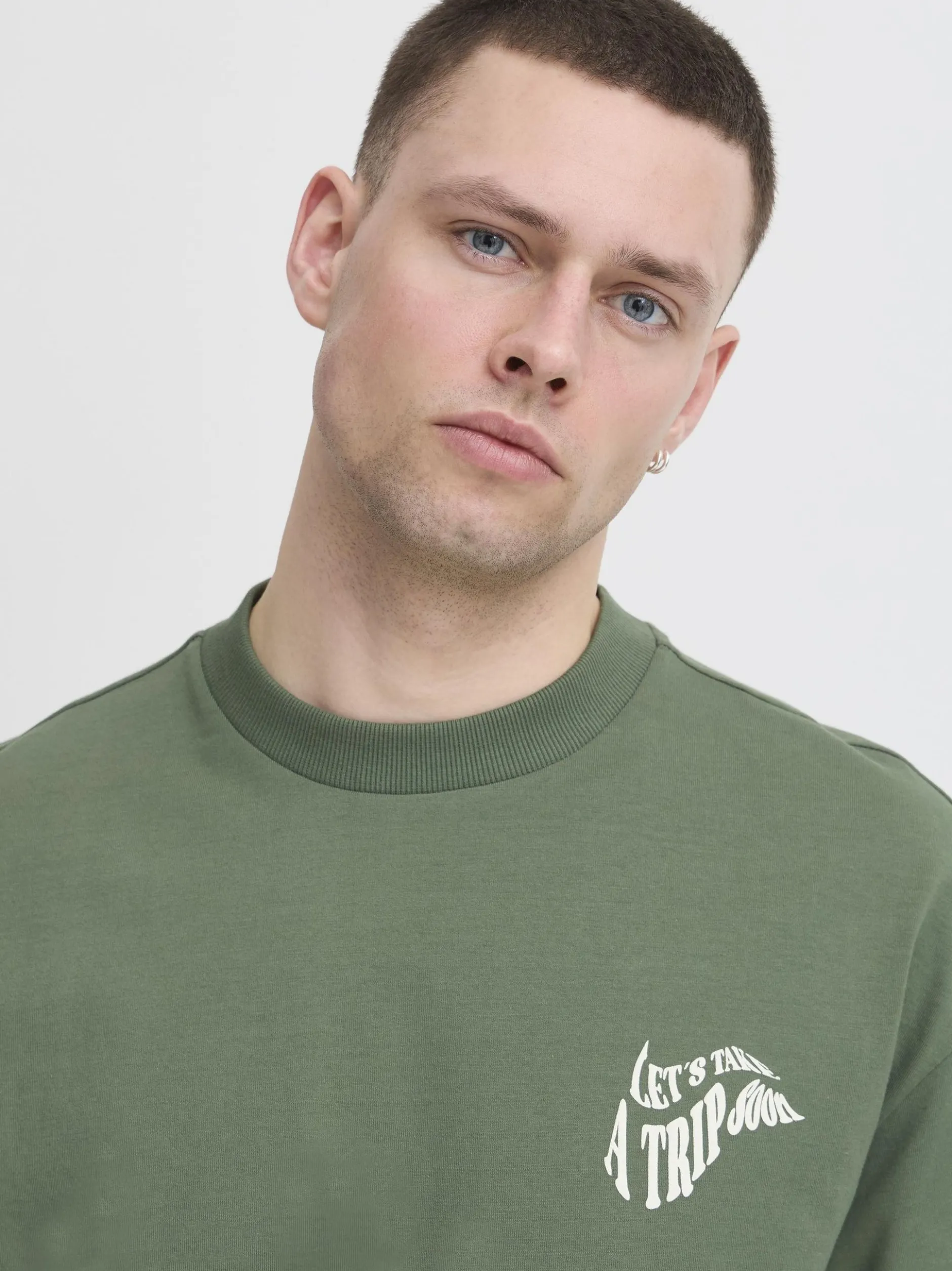 BLEND Herren T-Shirt - BHJehon in grün