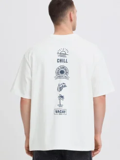 BLEND Herren T-Shirt - BHJehon in weiß