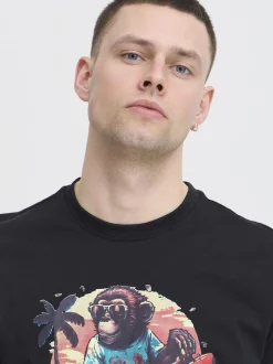 BLEND Herren T-Shirt - BHJessy in schwarz
