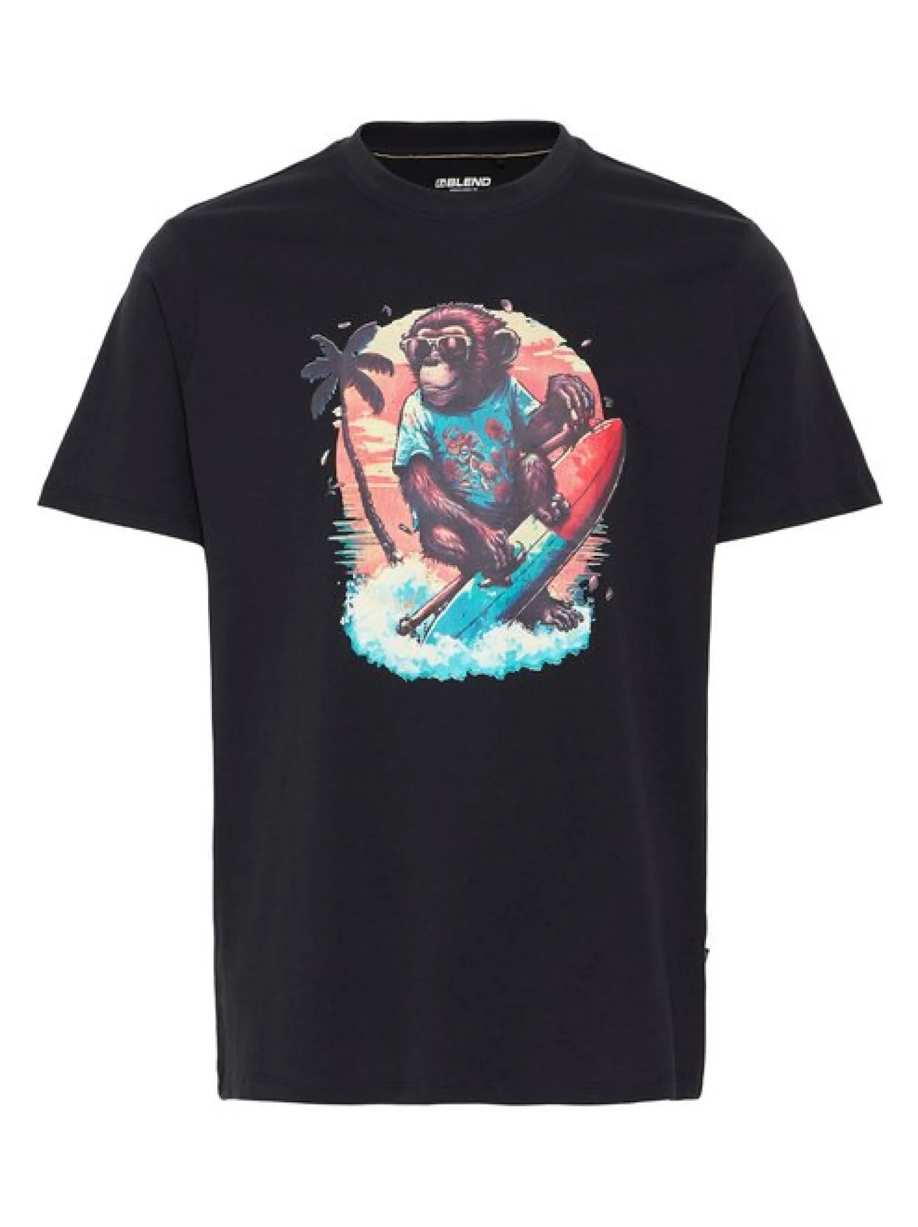 BLEND Herren T-Shirt - BHJessy in schwarz