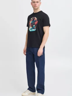 BLEND Herren T-Shirt - BHJessy in schwarz