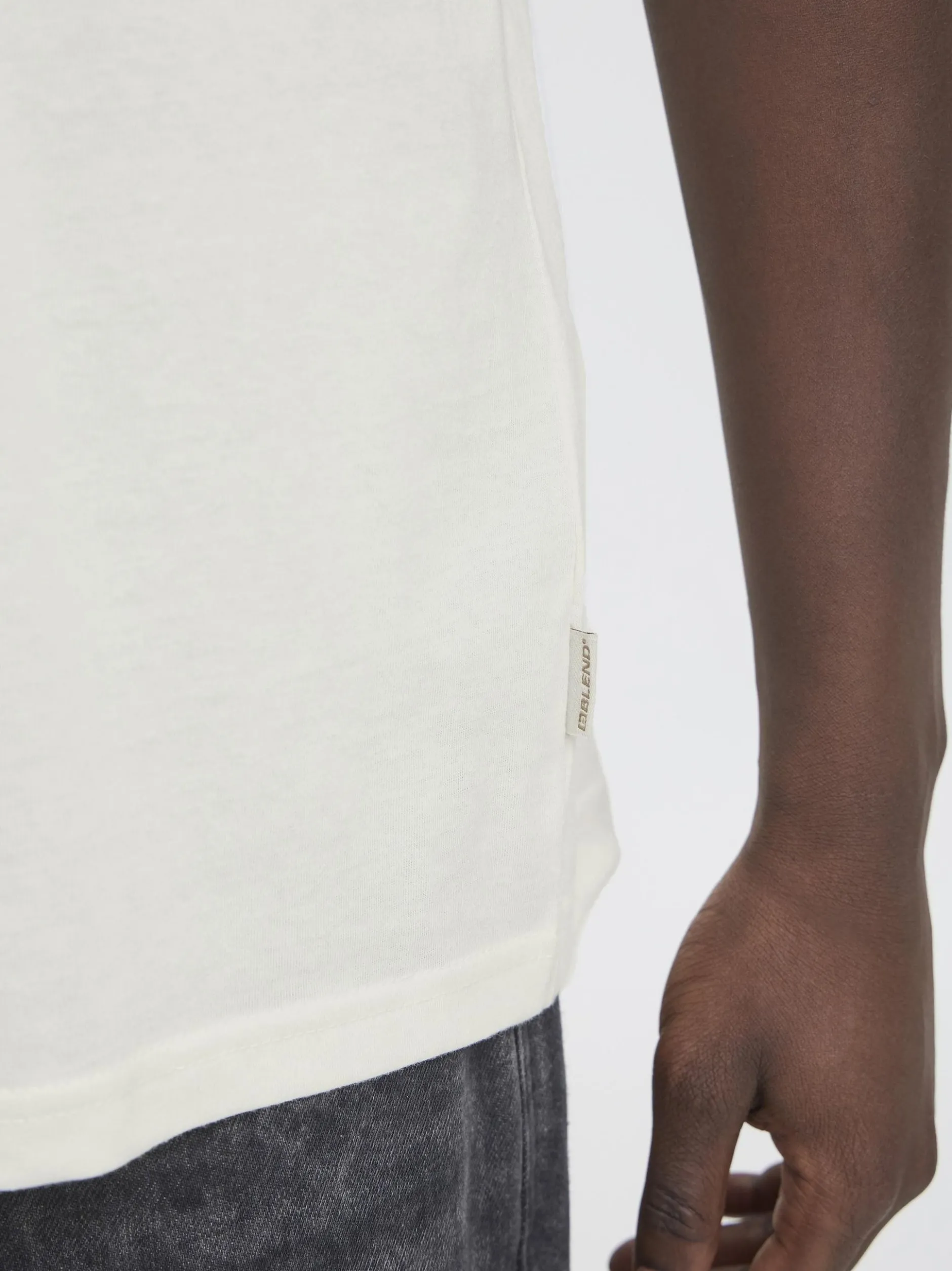 BLEND Herren T-Shirt - BHJok in weiß