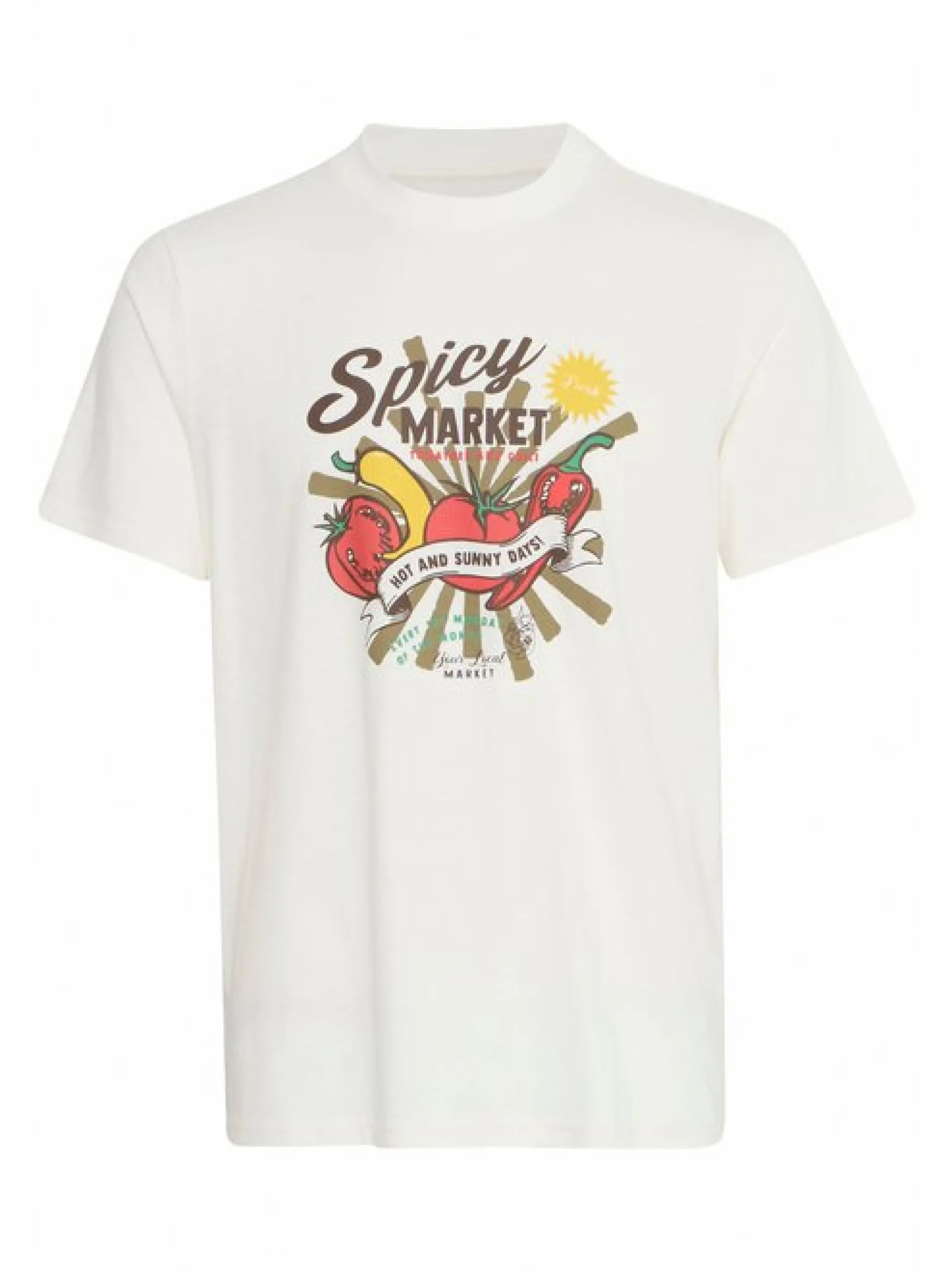 BLEND Herren T-Shirt - BHJok in weiß