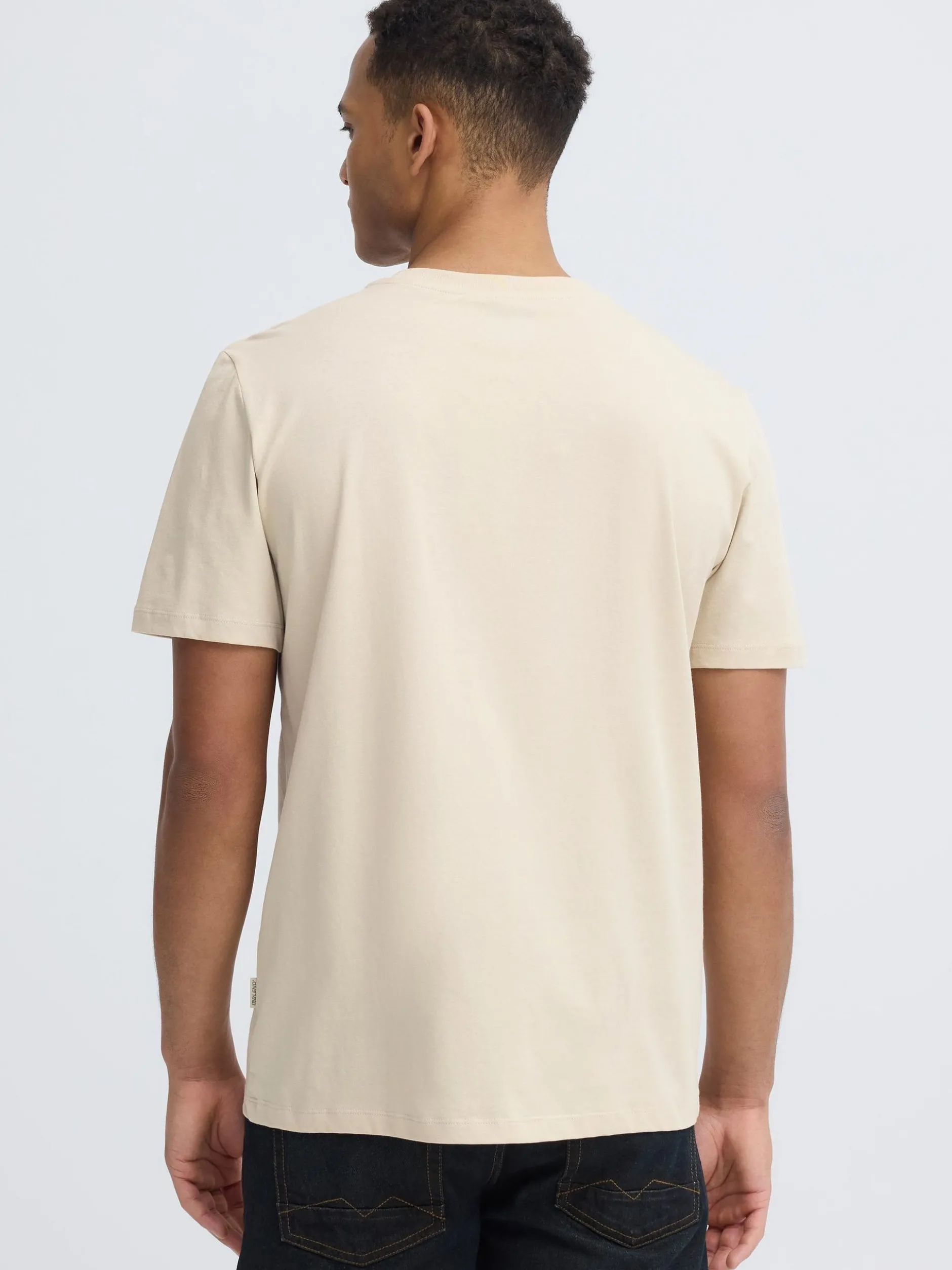 BLEND Herren T-Shirt - BHKemuel in beige