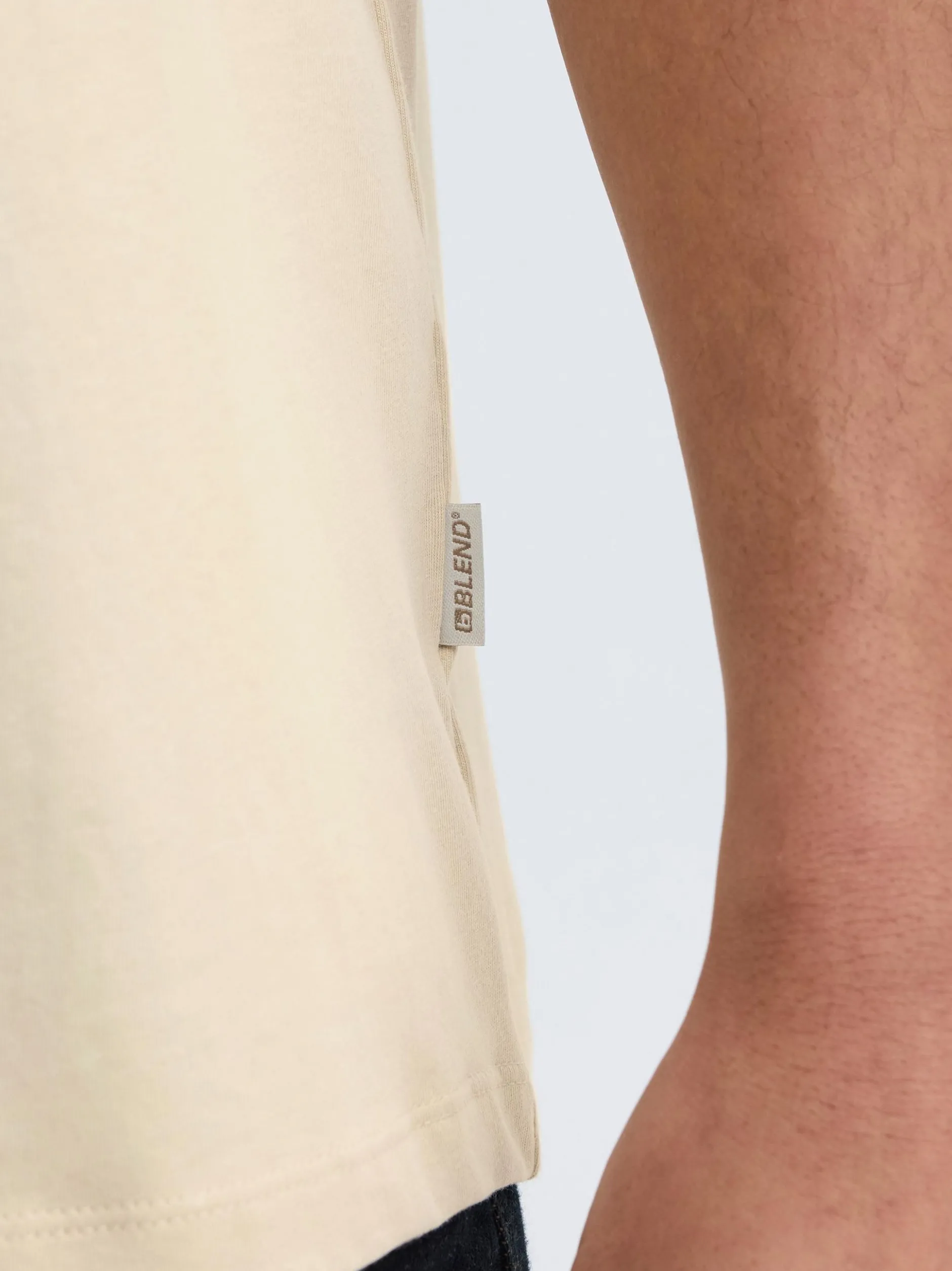BLEND Herren T-Shirt - BHKemuel in beige