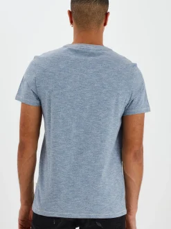 BLEND Herren T-Shirt - BHMuddy in blau