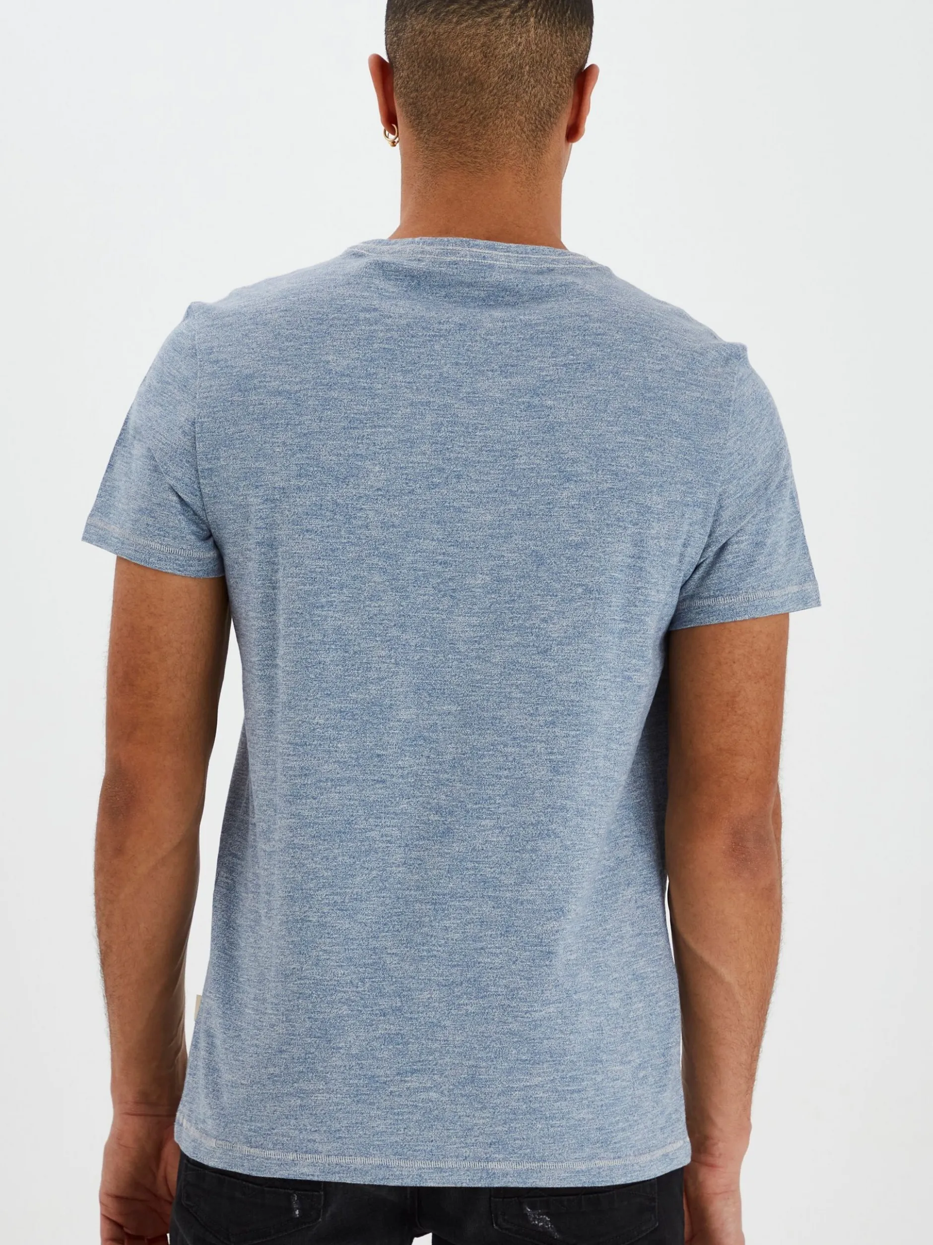 BLEND Herren T-Shirt - BHMuddy in blau