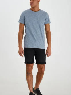 BLEND Herren T-Shirt - BHMuddy in blau