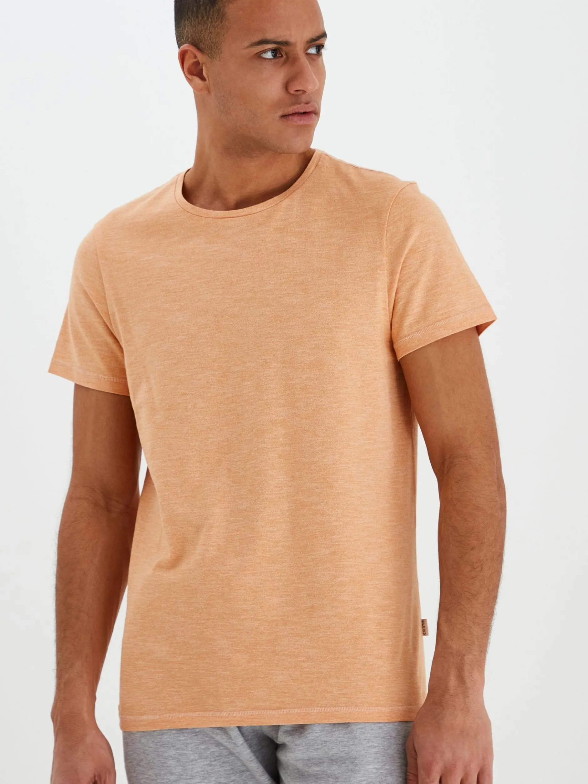 BLEND Herren T-Shirt - BHMuddy in orange